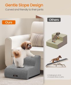 Feandrea 2-Step Dog Stairs