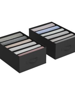 SONGMICS Set of 2 Large Size Wardrobe Closet Clothes Organizers