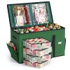 Divided festive ornament storage