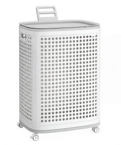 Laundry storage with lid