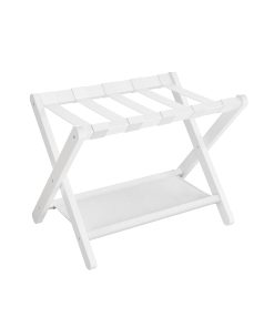 Luggage Rack with Storage Shelf
