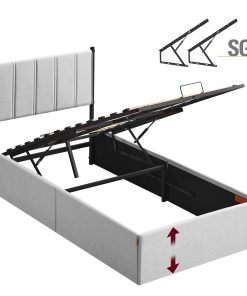 VASAGLE Lift Up Storage Bed Frame Twin Size