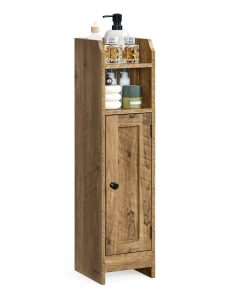 Small Bathroom Storage Corner Floor Cabinet with Door