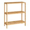 3-Tier Multifunctional Bamboo Storage Shelf