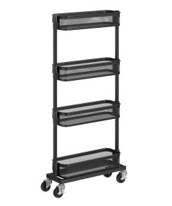 4-Tier Slim Storage Cart on Wheels