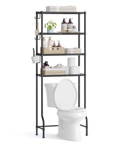 4-Tier Metal Over-the-Toilet Storage Shelf