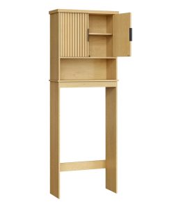 MAXE Collection - Over The Toilet Storage Cabinet. 23.6-Inch Wide Mid Century Modern