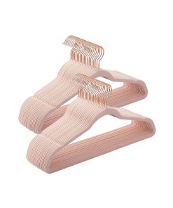 Non Slip Hangers with Rose Gold Color Swivel Hook