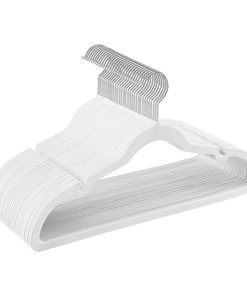 SONGMICS Velvet Hangers 30 Pack. Non-Slip Clothes Hangers. Suit Hangers with Shoulder Notches. Pants Bar. 360° Swivel Hook. Space-Saving. for Closet