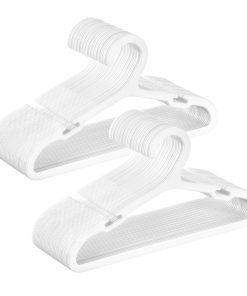 SONGMICS Hangers. Plastic Hangers for Closet. for Children. Space-Saving. Non-Slip