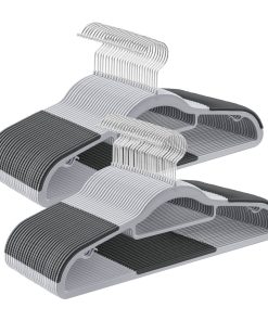 Non-Slip Coat Hangers with Swivel Hook