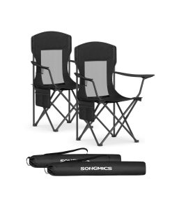 Foldable Camping Chairs Set of 2