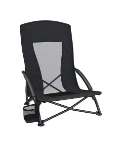 Portable Beach Chair with High Backrest