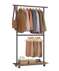 38.8 Wide Clothes Rack with Wheels