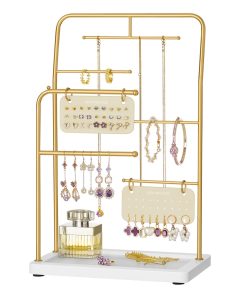 Jewelry Stand with 6 Hanging Rods