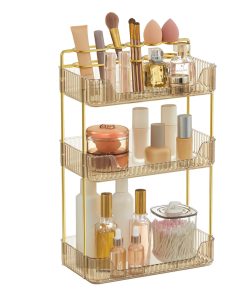 Multi-Tier Rectangular Makeup Organizer