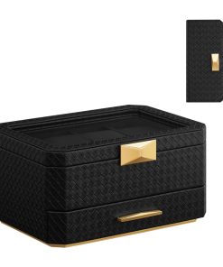 RONNE Collection - 8-Slot Watch Case with Travel Watch Pouch