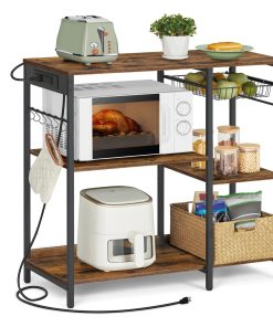 Baker's Rack with Charging Station