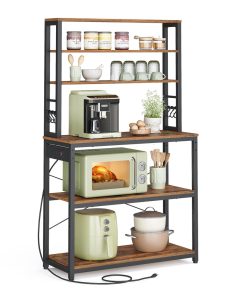 Bakers Rack with Power Outlet