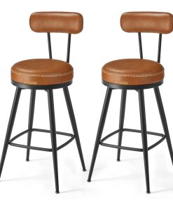 EKHO Collection - Swivel Bar Stools with Backs