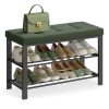 3-Tier Shoe Storage Bench