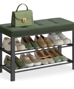 3-Tier Shoe Storage Bench