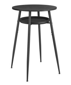 VASAGLE Round Storage Bar Table