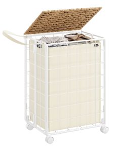 Iron-Made Laundry Sorter with Wheels