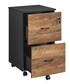 2-Drawer Locking file cabinet with drawers for home office