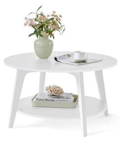 Maezo Collection - 2 Tier Round Coffee Table