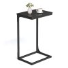 C-Shaped Side Table for Sofa