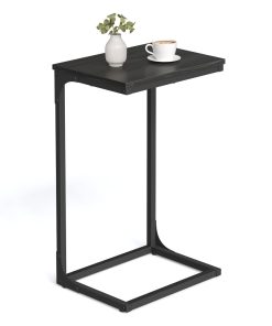 C-Shaped Side Table for Sofa