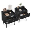 Bedside Tables with Hidden Drawers