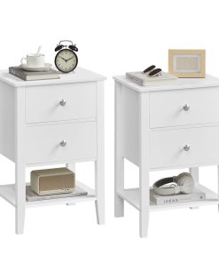 Set of 2 Bamboo Nightstands