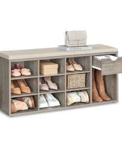 Entryway Bench with Cushion