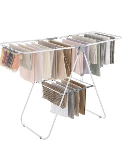 Clothes Drying Rack with Sock Clips