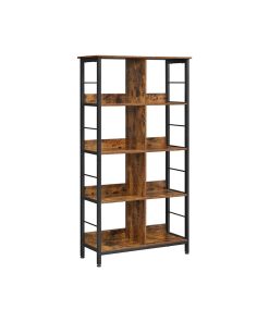 4-Tier Industrial Bookshelf