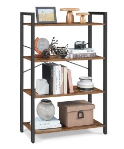 4-Tier Tall Bookshelf