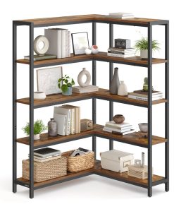 Metal Frame Bookshelf for living room bedroom or office