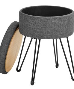 Round Storage Ottoman