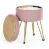 Giana Collection - Small Ottoman Stool with Storage