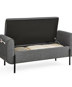 Storage Bench with Armrests