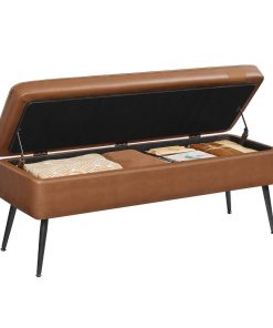 EKHO Collection - Storage Ottoman Bench 15 Gallons