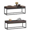 LUIZ Collection - Ottoman Bench with Small Shelf