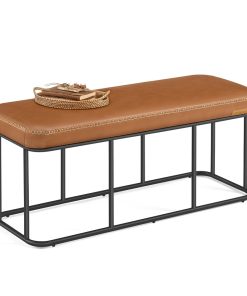 EKHO Collection - Storage Bench with Steel for Entryway