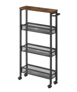 Slim Rolling Cart with Handle