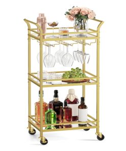 3-Tier Mini Bar Cart
