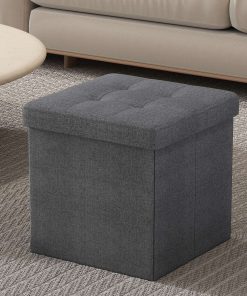 Foldable Storage ottoman bench cube for living room and dorm