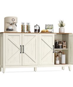 Liry Collection - Buffet Storage Cabinet with Adjustable Shelves