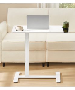 Overbed Table with Wheels. Mobile Standing Computer Desk